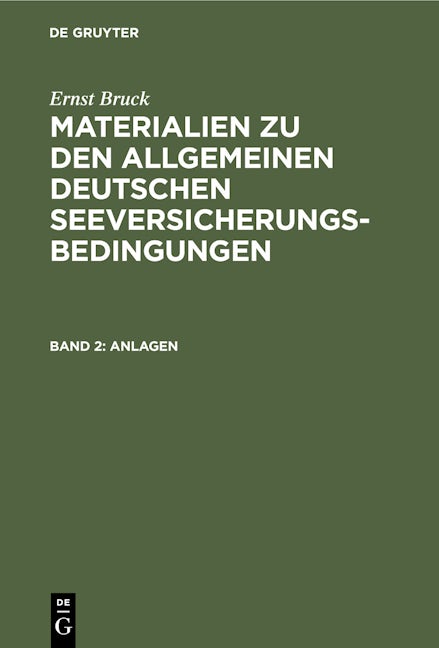 Book cover image for Anlagen ISBN: 9783112346211